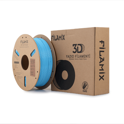Filamix PLA+ Sky Blue Filament 1.75mm 1 Kg (Karton Makara)