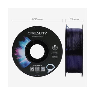 Creality CR PETG Transparan Mavi Filament 1.75mm 1kg