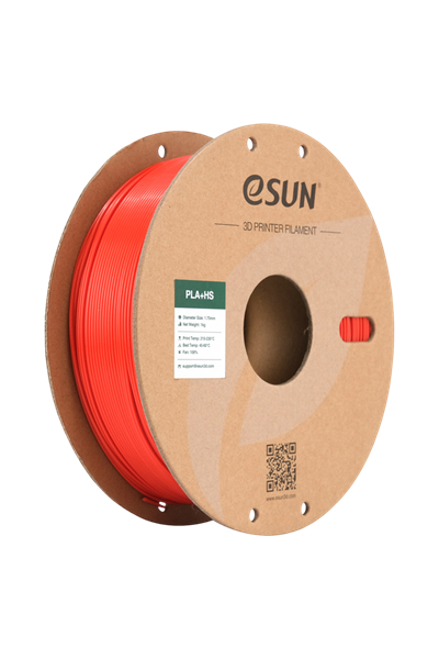 eSUN PLA+HS Kırmızı Filament 1.75mm 1kg