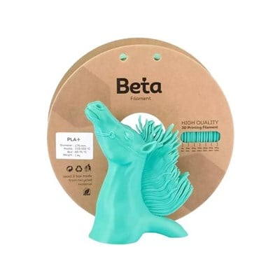Beta PLA+ Aqua Green Filament 1.75mm 1kg
