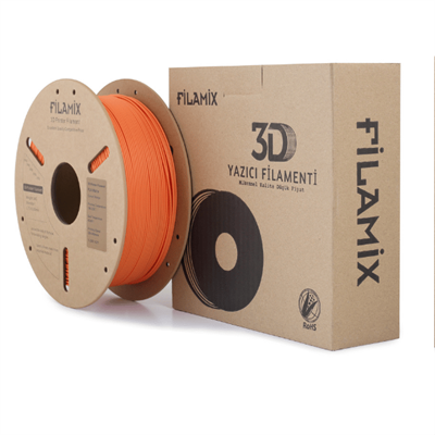 Filamix PLA Matte Turuncu Filament 1.75mm 1 Kg