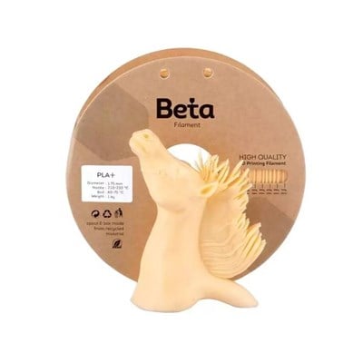 Beta PLA+ Cream Filament 1.75mm 1kg
