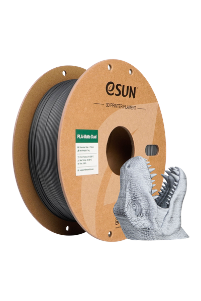 eSun PLA-Matte Filament Siyah Beyaz Filament 1.75mm 1 Kg