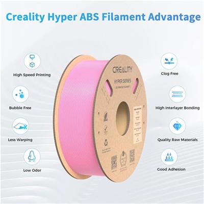 Creality Hyper ABS Pembe Filament 1.75mm 1kg