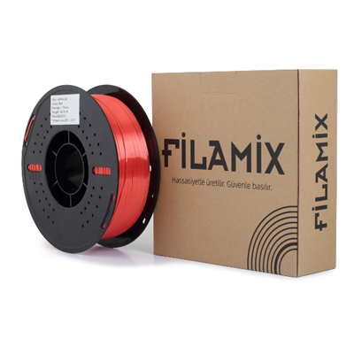 Filamix Silk Kırmızı PLA Filament 1.75mm 1Kg