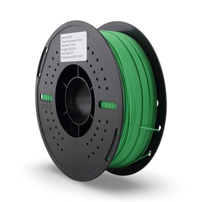 Filamix PLA+ Fluorescent Green Filament 1.75mm 1 Kg