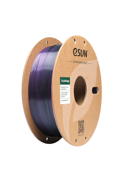eSun PLA-Silk Magic Siyah Mor Filament 1.75mm 1 Kg