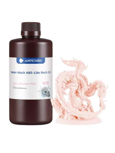 Anycubic Suda Yıkanabilir (Water Wash) ABS Like 3.0 Cherry Blossom Reçine 1 Kg