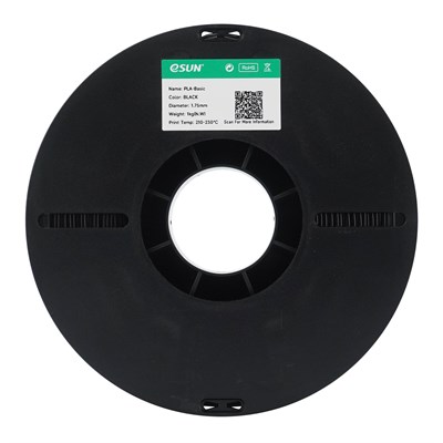 eSun PLA Basic Siyah Filament 1.75mm 1 Kg