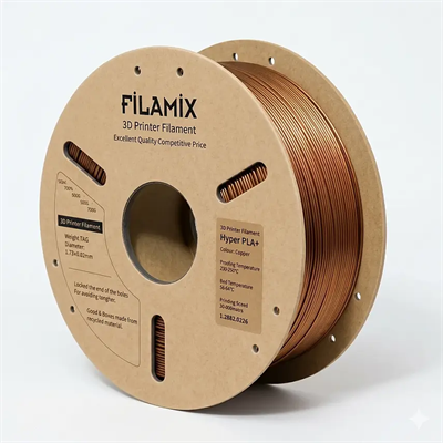 Filamix Hyper Speed PLA+ Bakır 1.75mm 1 Kg