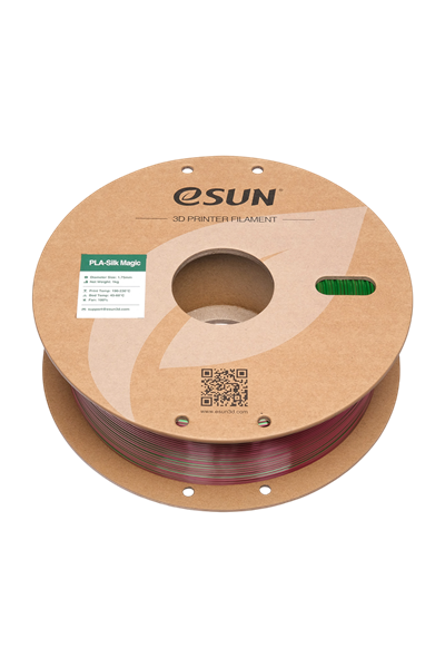 eSun PLA-Silk Magic Kırmızı Yeşil Filament 1.75mm 1 Kg