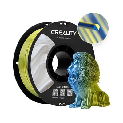 Creality CR-PLA Silk Sarı Mavi Filament 1.75mm 1kg
