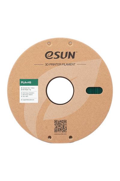 eSUN PLA+HS Holly Green Filament 1.75mm 1kg
