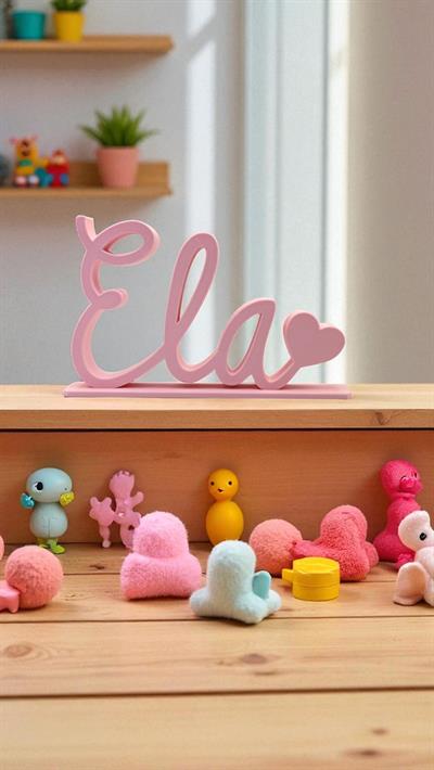 Kişiye Özel Dekoratif İsimlik