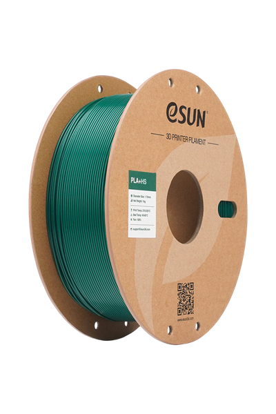 eSUN PLA+HS Holly Green Filament 1.75mm 1kg