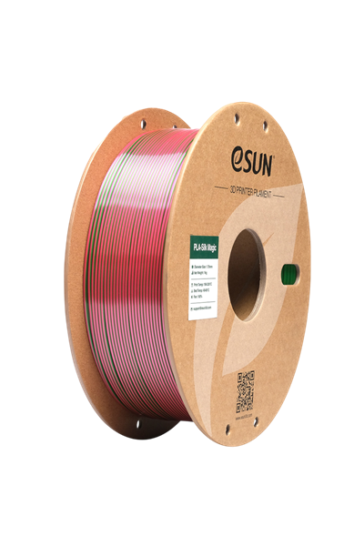 eSun PLA-Silk Magic Kırmızı Yeşil Filament 1.75mm 1 Kg