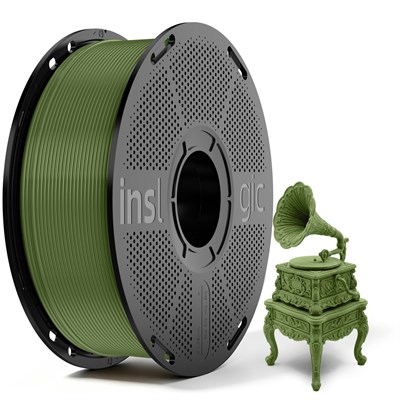 Inslogic High-Speed PLA Zeytin Yeşili Filament 1.75mm 1kg