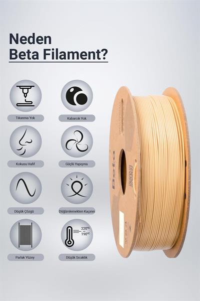  Beta PLA+ Natural Skin Filament 1.75mm 1kg