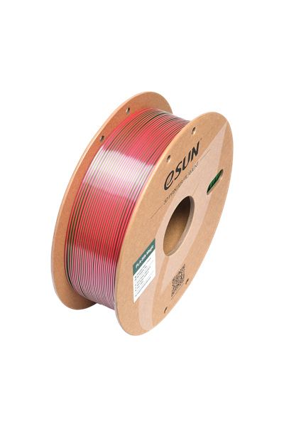 eSun PLA-Silk Magic Kırmızı Yeşil Filament 1.75mm 1 Kg