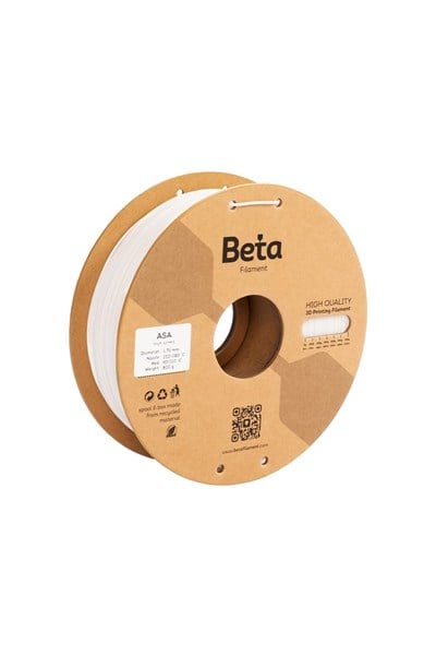 Beta ASA+HS White Filament 1.75mm 800 gr