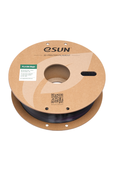 eSun PLA-Silk Magic Siyah Mor Filament 1.75mm 1 Kg