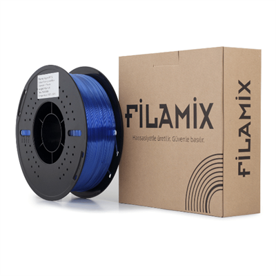 Filamix Hyper PETG Transparan Mavi  Filament 1.75mm 1 Kg