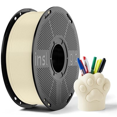 Inslogic PLA Basic Kemik Beyazı Filament 1.75mm 1kg