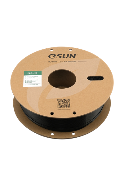 eSUN PLA+HS Siyah Filament 1.75mm 1kg