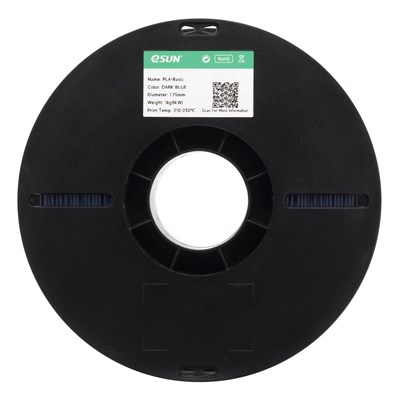eSun PLA Basic Koyu Mavi Filament 1.75mm 1 Kg
