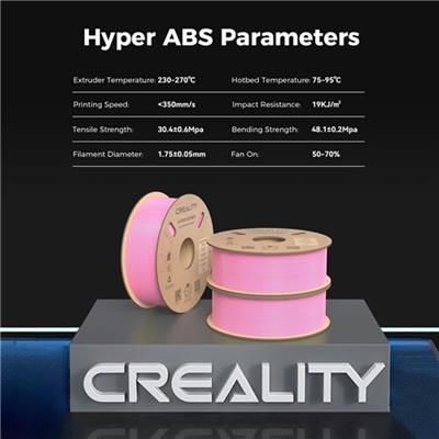 Creality Hyper ABS Pembe Filament 1.75mm 1kg