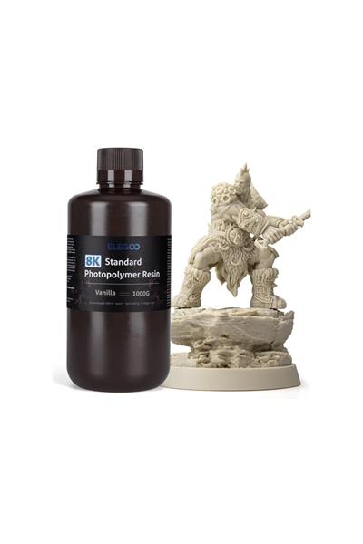 ELEGOO 8K Standart Fotopolimer Vanila Reçine 1 Kg