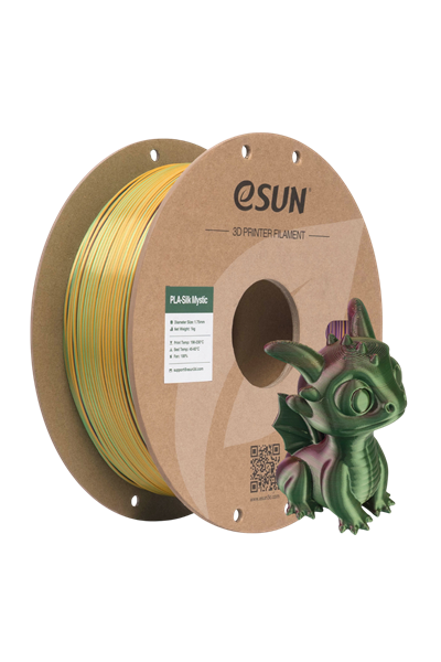 eSun PLA-Silk Mystic Altın Yeşil Mor Filament 1.75mm 1 Kg