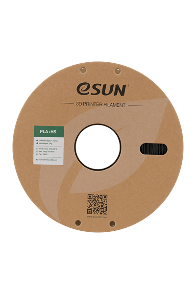 eSUN PLA+HS Siyah Filament 1.75mm 1kg