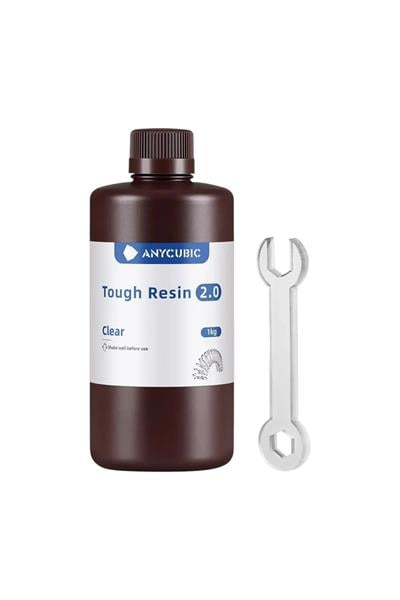 Anycubic Tough Reçine 2.0 Clear  1 Kg
