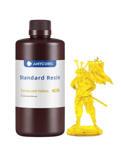 Anycubic Standard Transparan Sarı Reçine 1 Kg