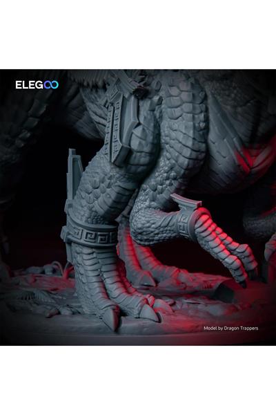 ELEGOO 8K Suda Yıkanabilir Fotopolimer Uzay Gri Reçine 1 Kg