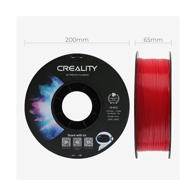Creality CR PETG Kırmızı Filament 1.75mm 1kg