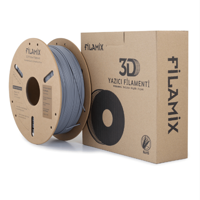 Filamix PLA Matte Gri Filament 1.75mm 1 Kg