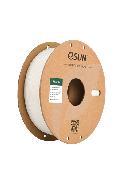 eSUN PLA+HS Beyaz Filament 1.75mm 1kg