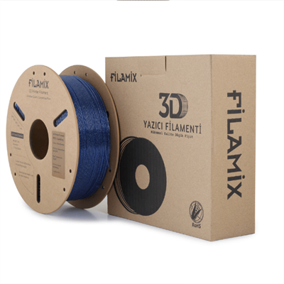 Filamix PETG Sparkling Mavi Filament 1.75mm 1 Kg