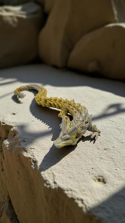 Small Kristal Ejderha - Altın-Gümüş