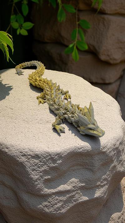 Small Kristal Ejderha - Altın-Gümüş