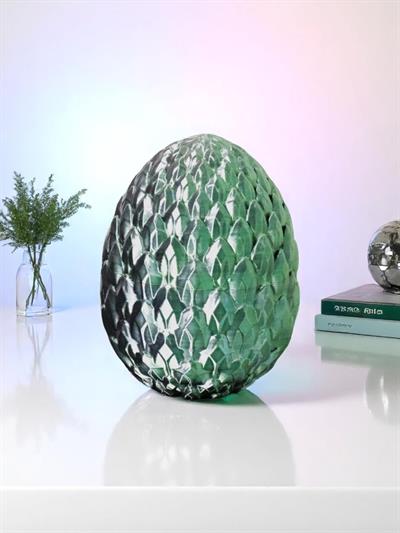 Kristal Ejderha Yumurtası - Altın-Yeşil-Siyah