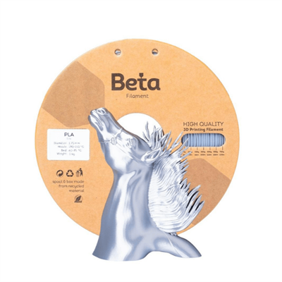 Beta PLA-Silk Filament Silver