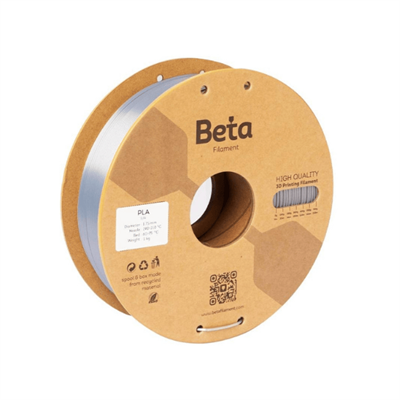 Beta PLA-Silk Filament Silver