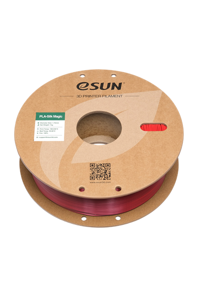 eSun PLA-Silk Magic Filament Siyah Kırmızı Filament 1.75mm 1 Kg