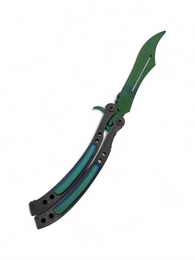 Butterfly Knife - Lacivert -Yeşil