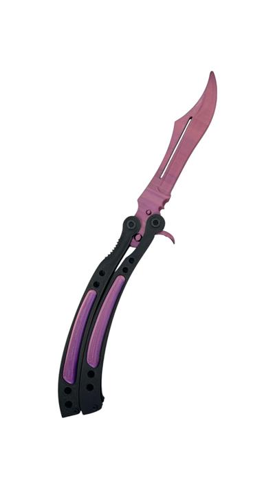 Butterfly Knife - Mor-Pembe