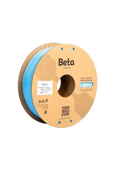 Beta PLA+ Sky Blue Filament 1.75mm 1kg
