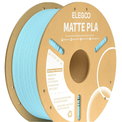 ELEGOO PLA Matte Ice Blue Filament 1.75mm 1kg